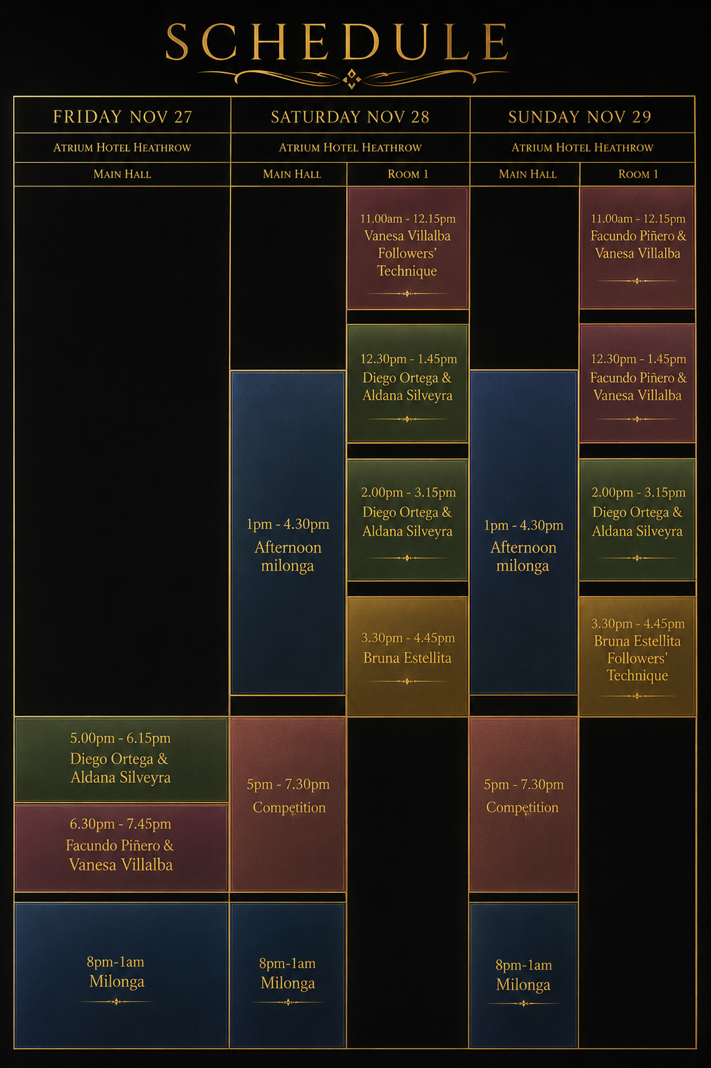 Schedule